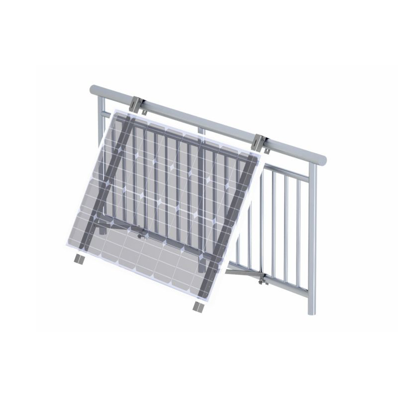 Bagaimana gunung solar balkoni berfungsi di sebuah apartmen