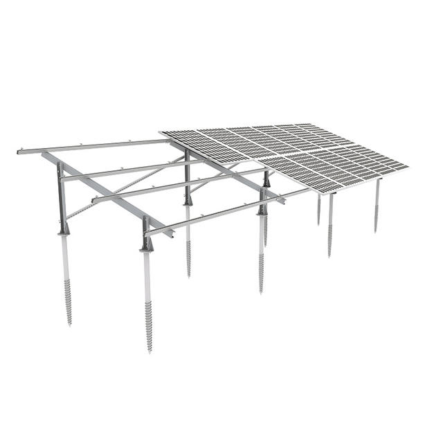 Sistem Racking Solar Mount Ground Sistem Pemasangan Ground Solar